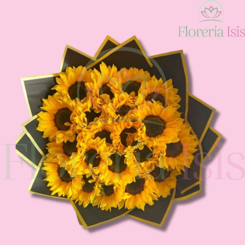 Ramo de 20 girasoles, de Florería Isis