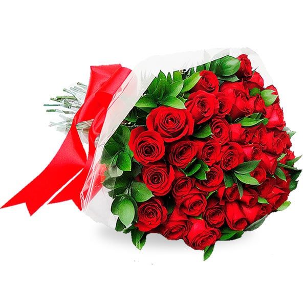 Ramo de 50 rosas rojas, de Florería Isis