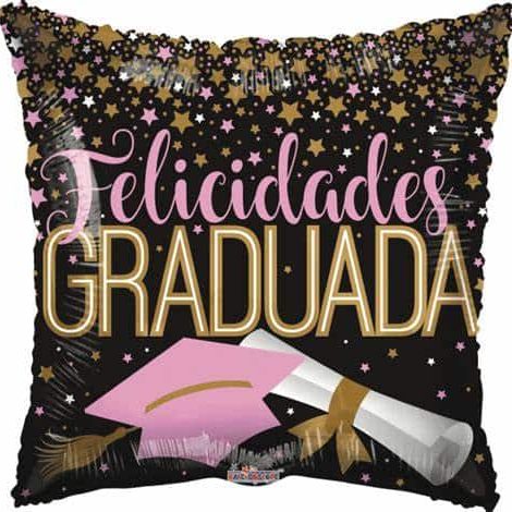 Globo «Felicidades graduada», de Florería Isis