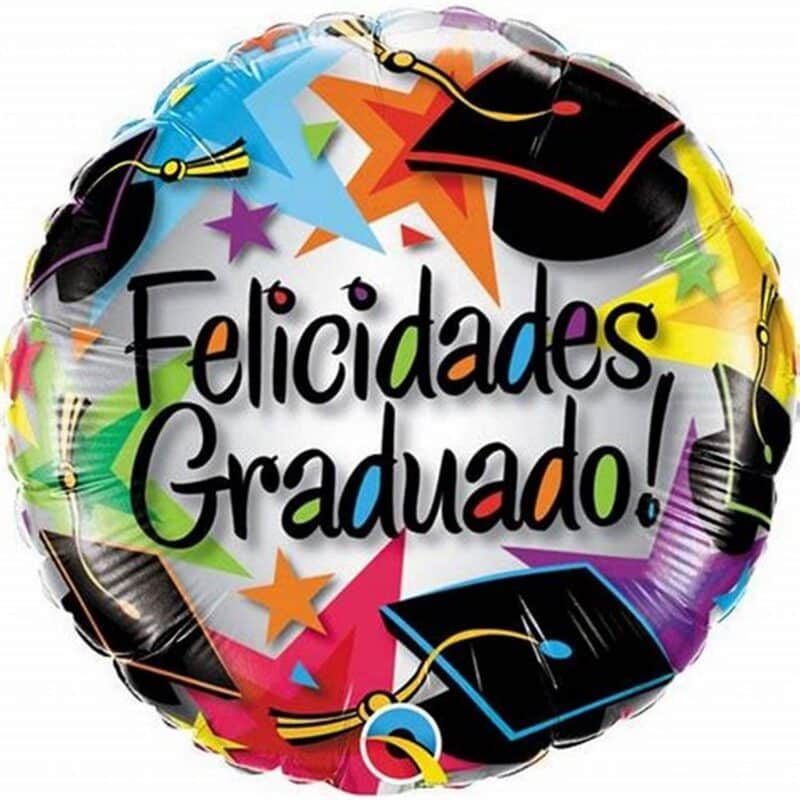 Globo «Felicidades graduado», de Florería Isis
