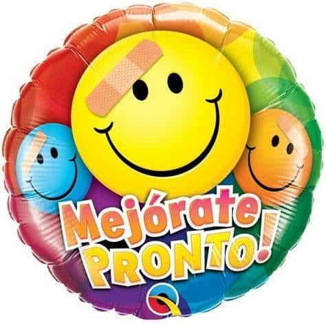 Globo «Mejórate pronto», de Florería Isis