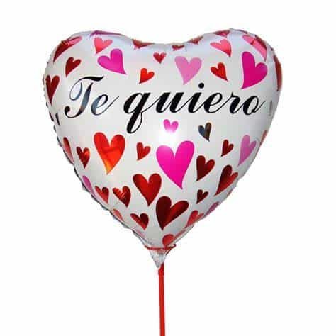 Globo «Te quiero», de Florería Isis